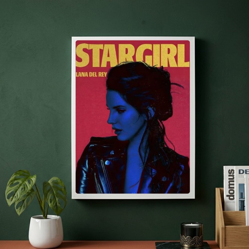 Lana Del Rey - Starboy Poster with Frame - Vibes DistrictLana Del Rey - Starboy Poster with Frame poster BiancoVibes District