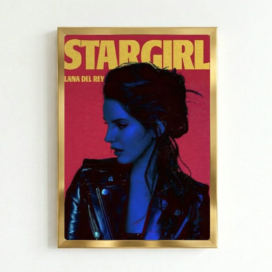 Lana Del Rey - Starboy Poster with Frame - Vibes DistrictLana Del Rey - Starboy Poster with Frame poster GoldVibes District