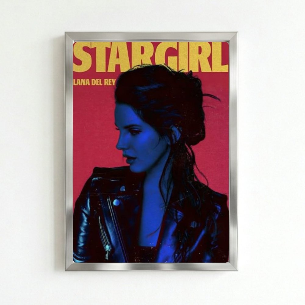 Lana Del Rey - Starboy Poster with Frame - Vibes DistrictLana Del Rey - Starboy Poster with Frame poster SilverVibes District