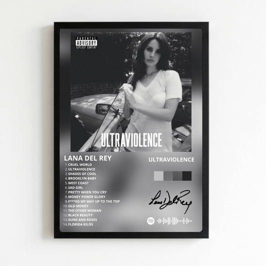 Lana Del Rey - Ultraviolence Poster with Frame - Vibes DistrictLana Del Rey - Ultraviolence Poster with Frame poster NeroVibes District