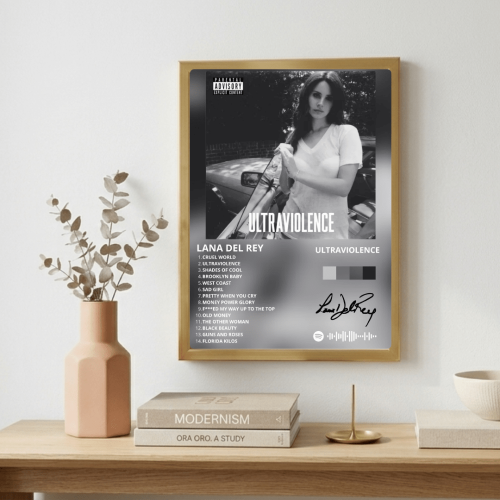 Lana Del Rey - Ultraviolence Poster with Frame - Vibes DistrictLana Del Rey - Ultraviolence Poster with Frame poster NeroVibes District