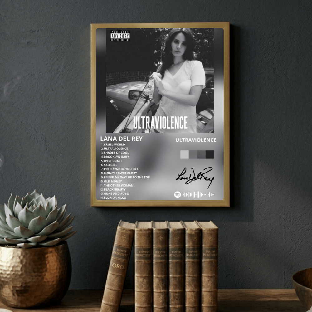 Lana Del Rey - Ultraviolence Poster with Frame - Vibes DistrictLana Del Rey - Ultraviolence Poster with Frame poster NeroVibes District