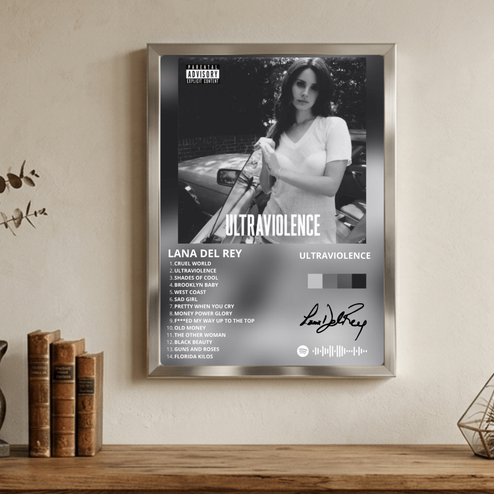Lana Del Rey - Ultraviolence Poster with Frame - Vibes DistrictLana Del Rey - Ultraviolence Poster with Frame poster NeroVibes District