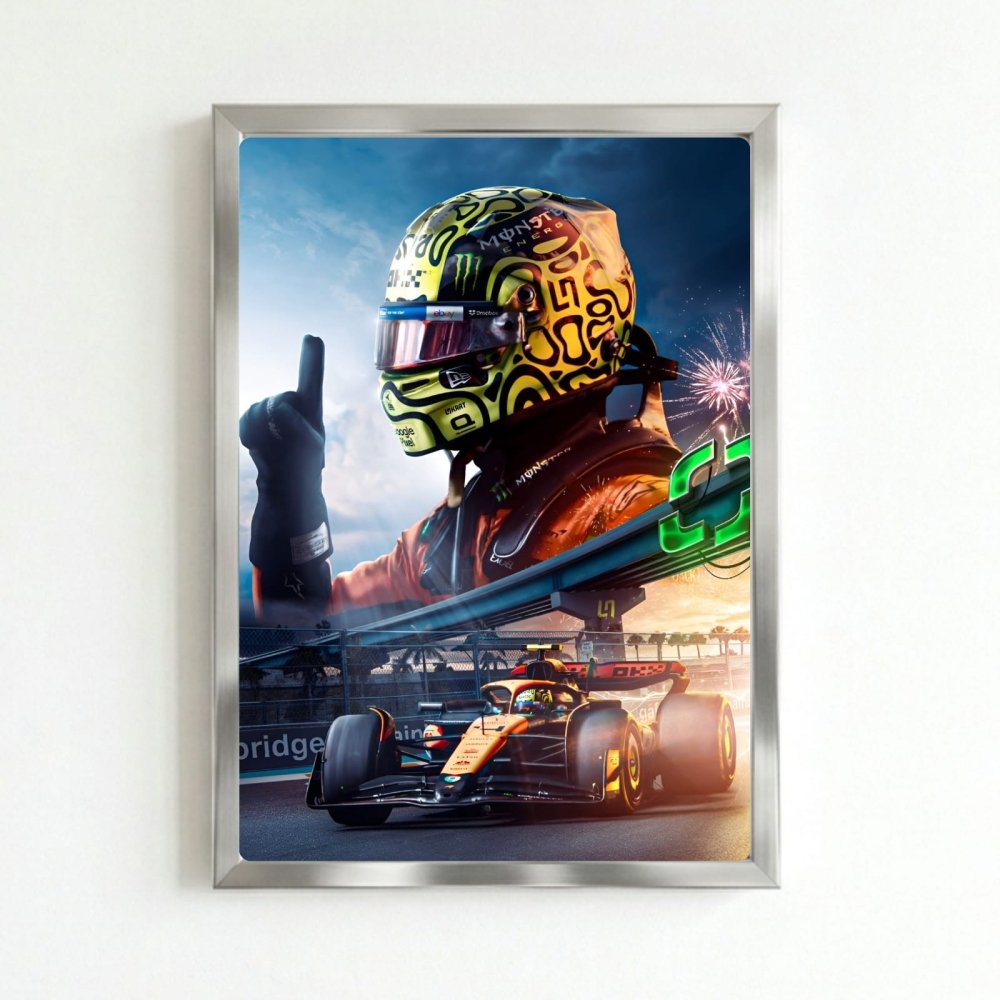 lando norris mclaren f1 - Vibes Districtlando norris mclaren f1 poster NeroVibes District
