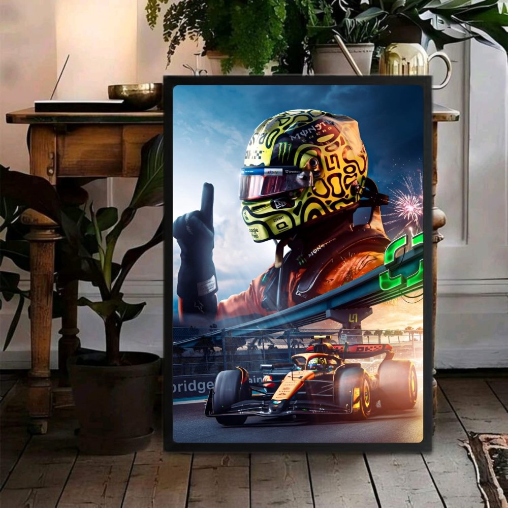lando norris mclaren f1 - Vibes Districtlando norris mclaren f1 poster NeroVibes District