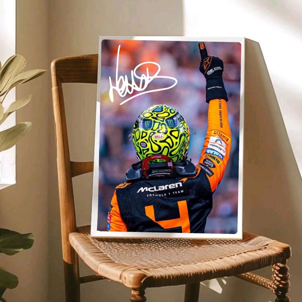 lando norris mclaren f1 - Vibes Districtlando norris mclaren f1 poster GoldVibes District