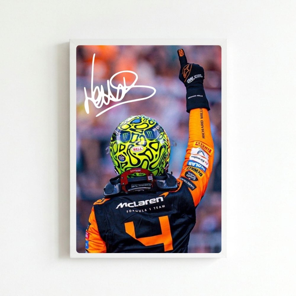 lando norris mclaren f1 - Vibes Districtlando norris mclaren f1 poster BiancoVibes District