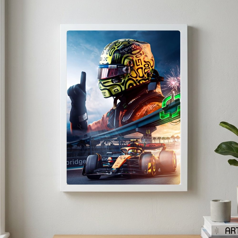 lando norris mclaren f1 - Vibes Districtlando norris mclaren f1 poster NeroVibes District