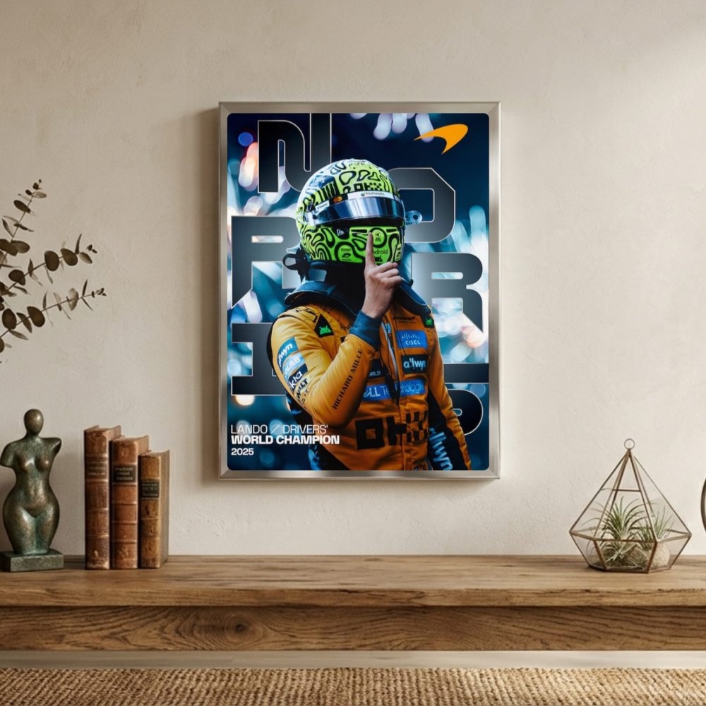 lando norris mclaren f1 - Vibes Districtlando norris mclaren f1 poster SilverVibes District