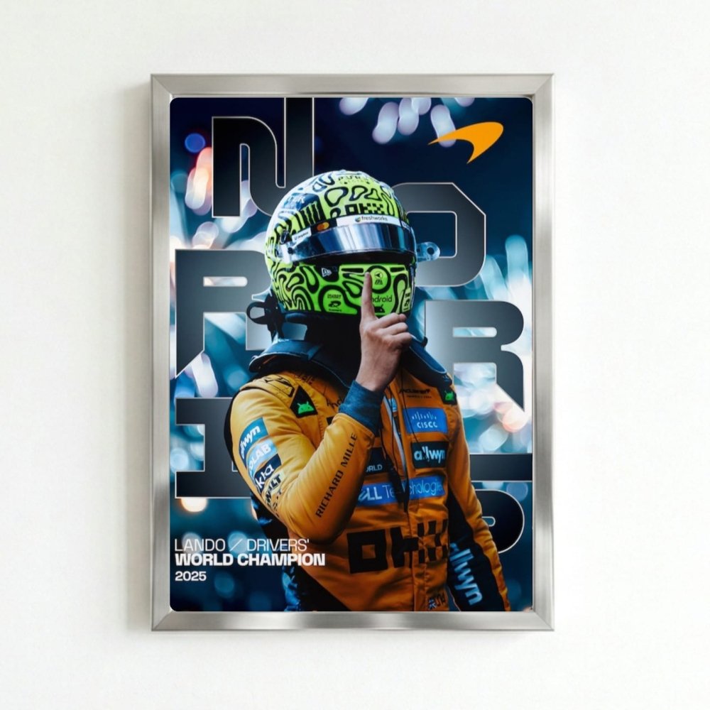 lando norris mclaren f1 - Vibes Districtlando norris mclaren f1 poster SilverVibes District
