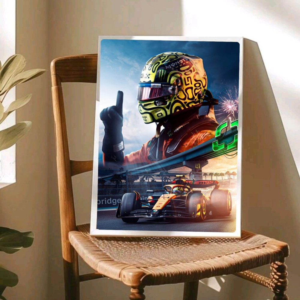 lando norris mclaren f1 - Vibes Districtlando norris mclaren f1 poster NeroVibes District