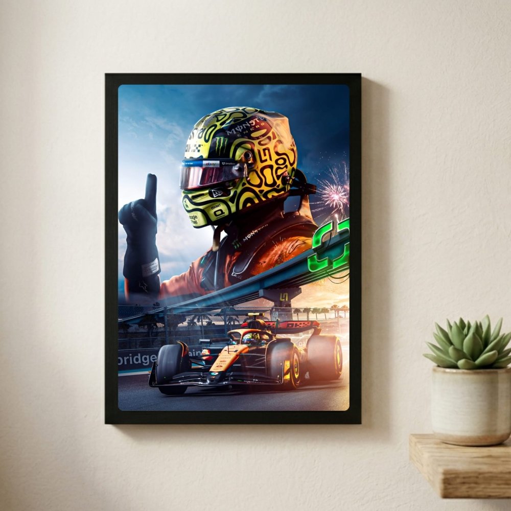 lando norris mclaren f1 - Vibes Districtlando norris mclaren f1 poster NeroVibes District