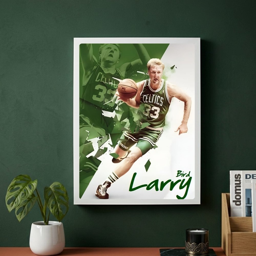 Larry Bird - Basket - Vibes DistrictLarry Bird - Basket poster NeroVibes District