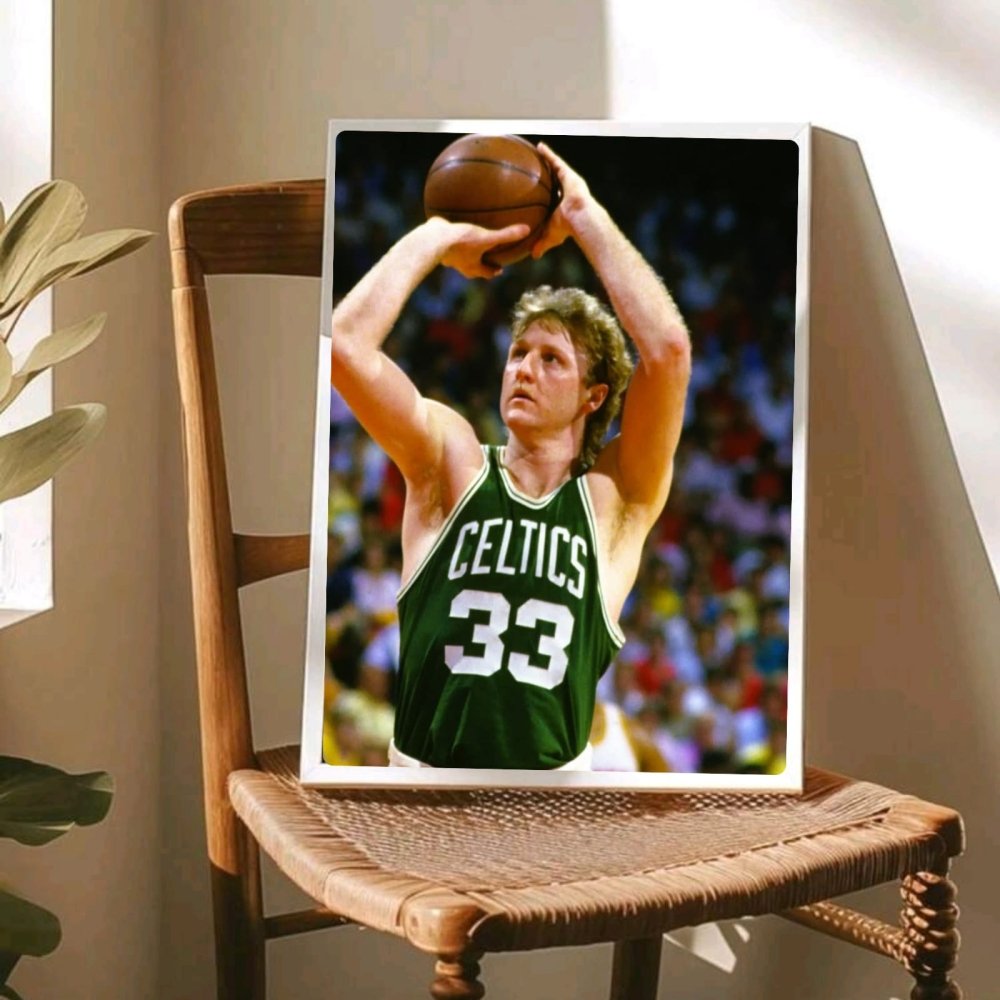 Larry Bird - Basket - Vibes DistrictLarry Bird - Basket poster GoldVibes District