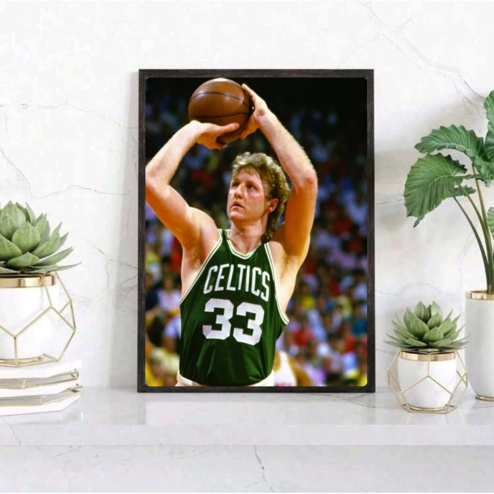 Larry Bird - Basket - Vibes DistrictLarry Bird - Basket poster GoldVibes District
