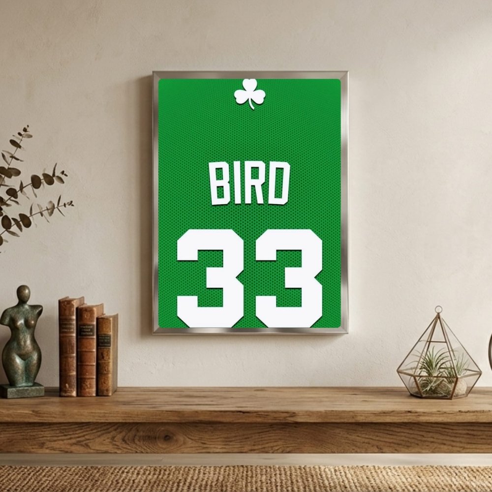 Larry Bird - Basket - Vibes DistrictLarry Bird - Basket poster GoldVibes District