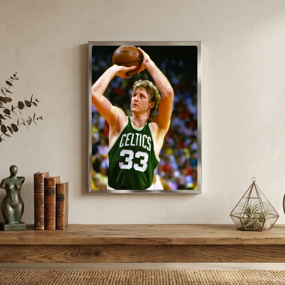 Larry Bird - Basket - Vibes DistrictLarry Bird - Basket poster GoldVibes District