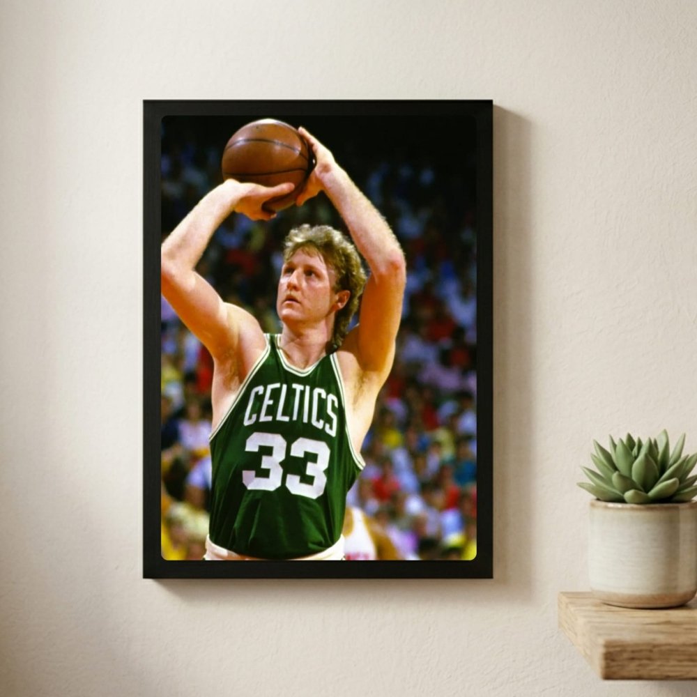 Larry Bird - Basket - Vibes DistrictLarry Bird - Basket poster GoldVibes District