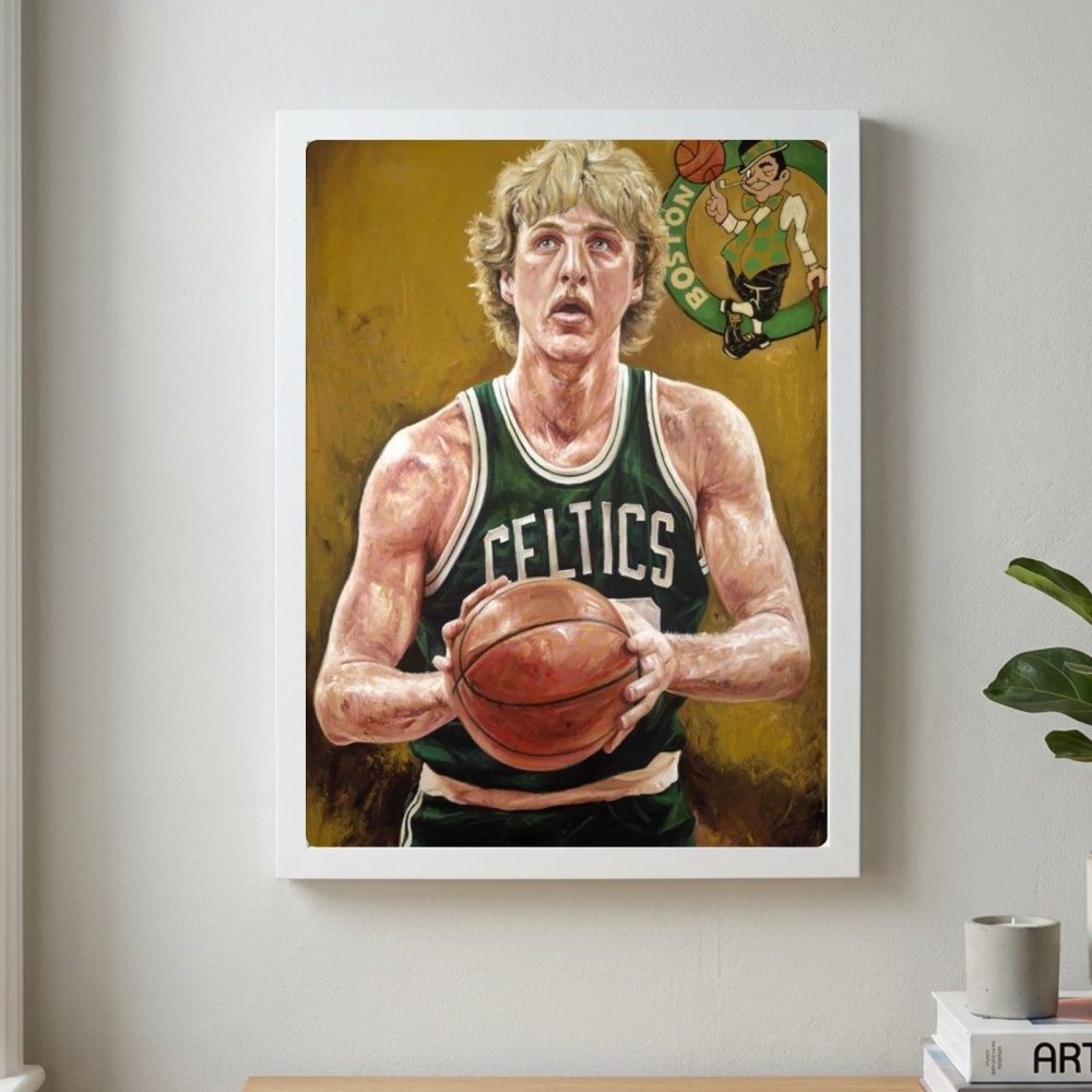 Larry Bird - Basket - Vibes DistrictLarry Bird - Basket poster GoldVibes District