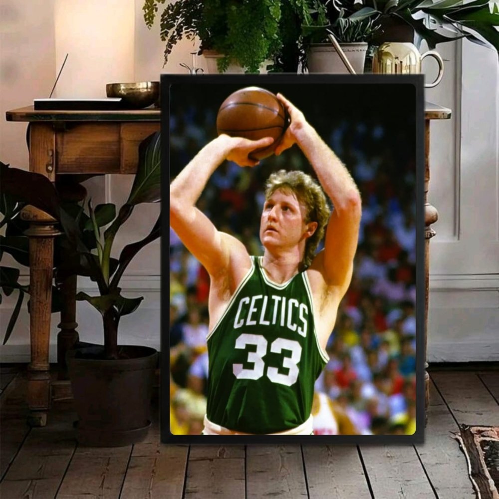 Larry Bird - Basket - Vibes DistrictLarry Bird - Basket poster GoldVibes District