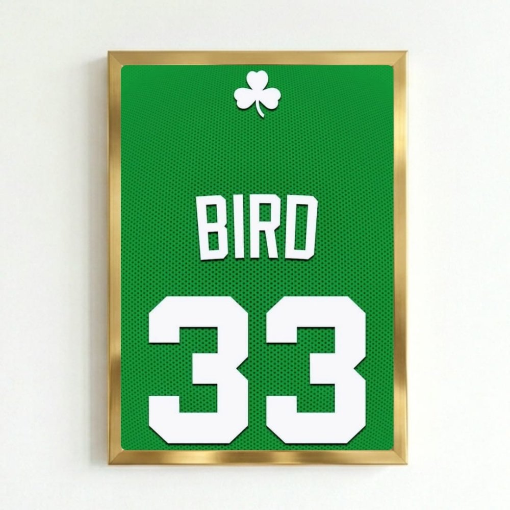 Larry Bird - Basket - Vibes DistrictLarry Bird - Basket poster GoldVibes District