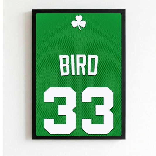 Larry Bird - Basket - Vibes DistrictLarry Bird - Basket poster NeroVibes District