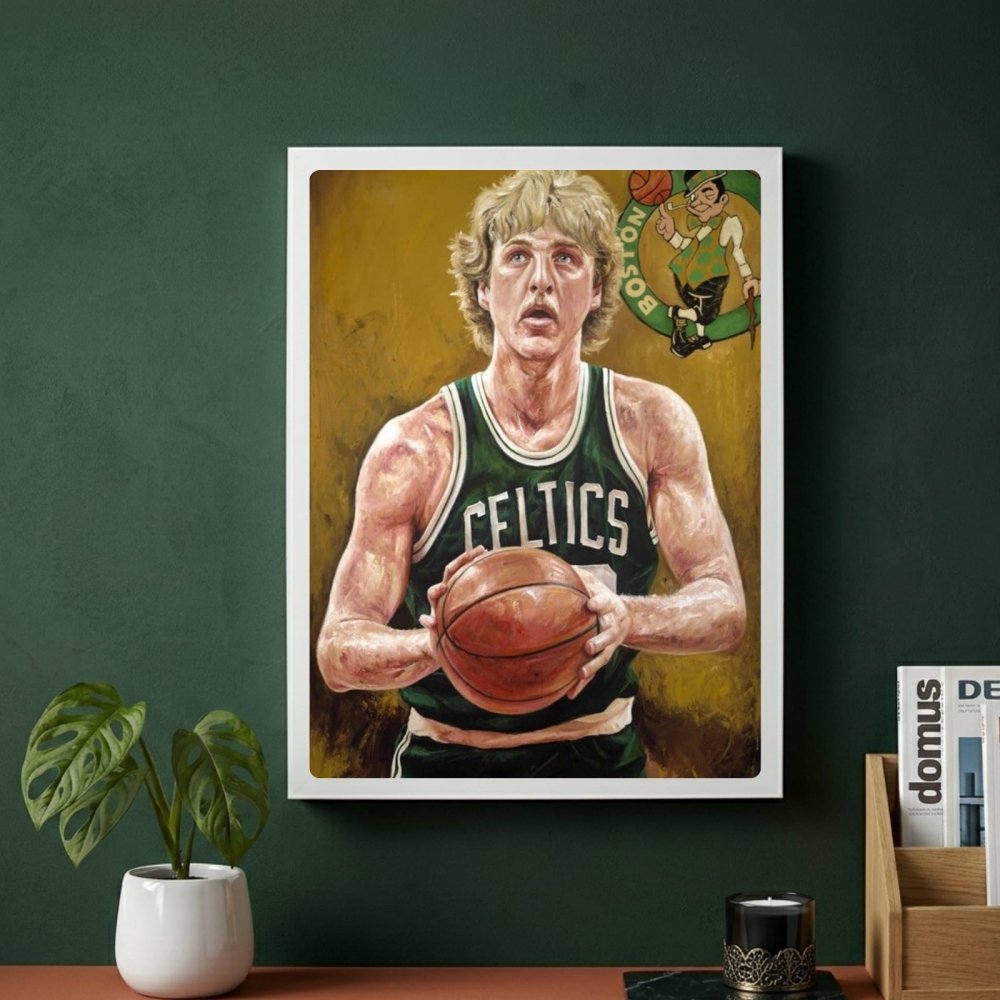 Larry Bird - Basket - Vibes DistrictLarry Bird - Basket poster GoldVibes District