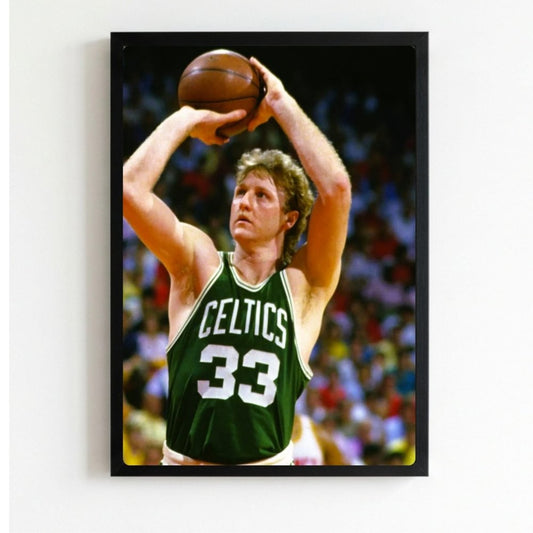 Larry Bird - Basket - Vibes DistrictLarry Bird - Basket poster NeroVibes District