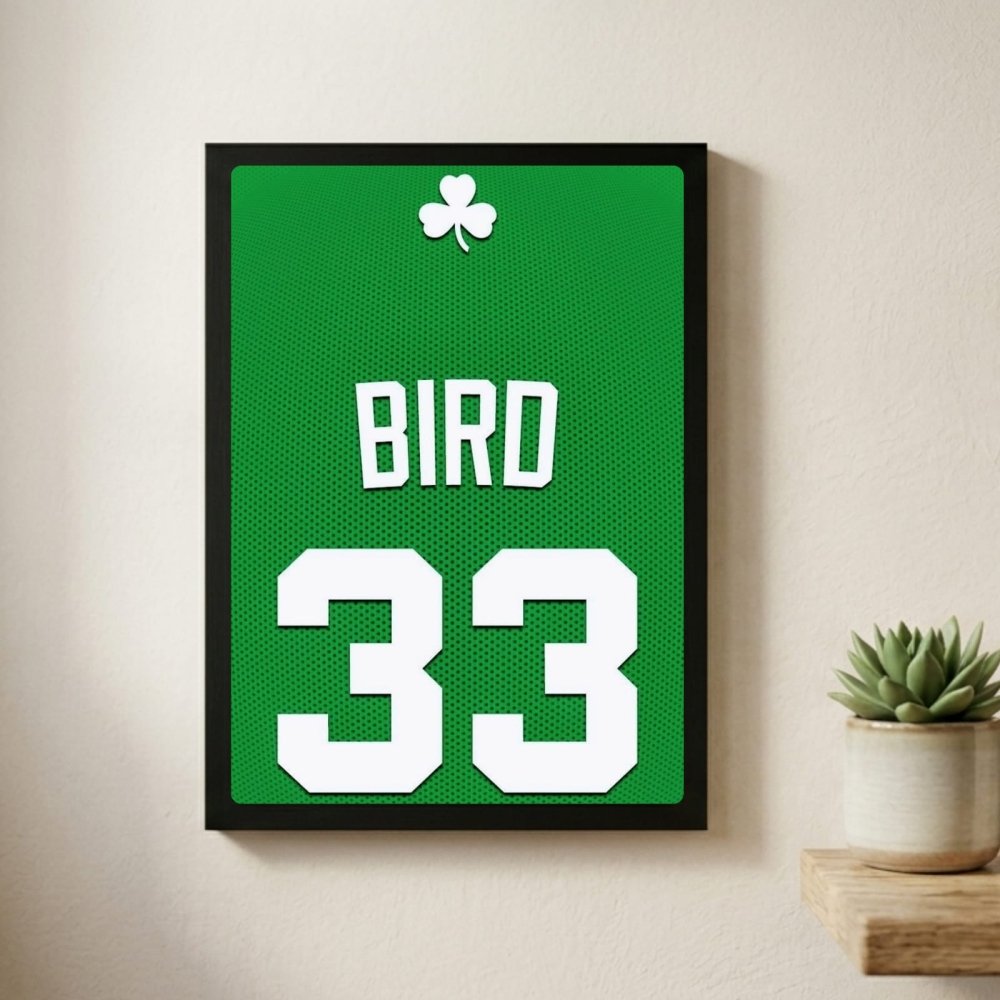 Larry Bird - Basket - Vibes DistrictLarry Bird - Basket poster GoldVibes District