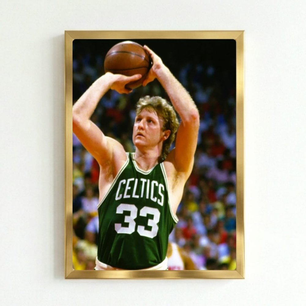 Larry Bird - Basket - Vibes DistrictLarry Bird - Basket poster GoldVibes District