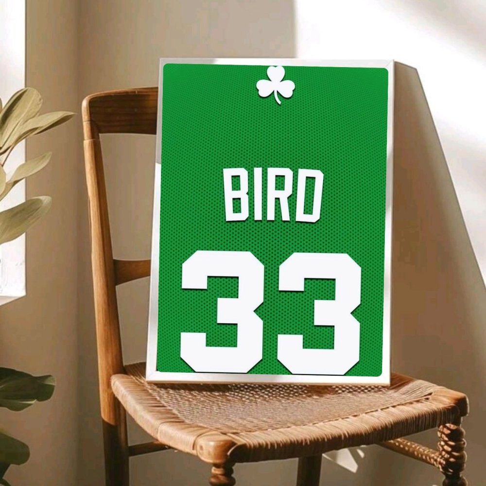 Larry Bird - Basket - Vibes DistrictLarry Bird - Basket poster GoldVibes District