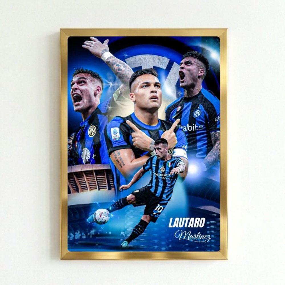 Lautaro martinez - Vibes DistrictLautaro martinez poster GoldVibes District