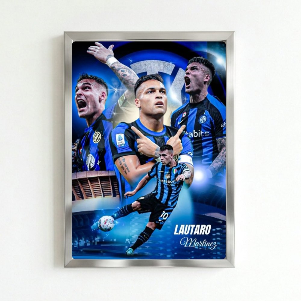 Lautaro martinez - Vibes DistrictLautaro martinez poster SilverVibes District