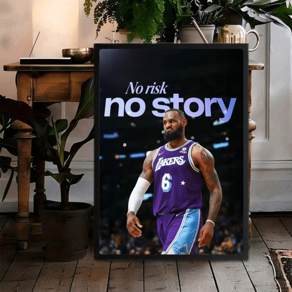 Lebron James - Basket - Vibes DistrictLebron James - Basket poster GoldVibes District