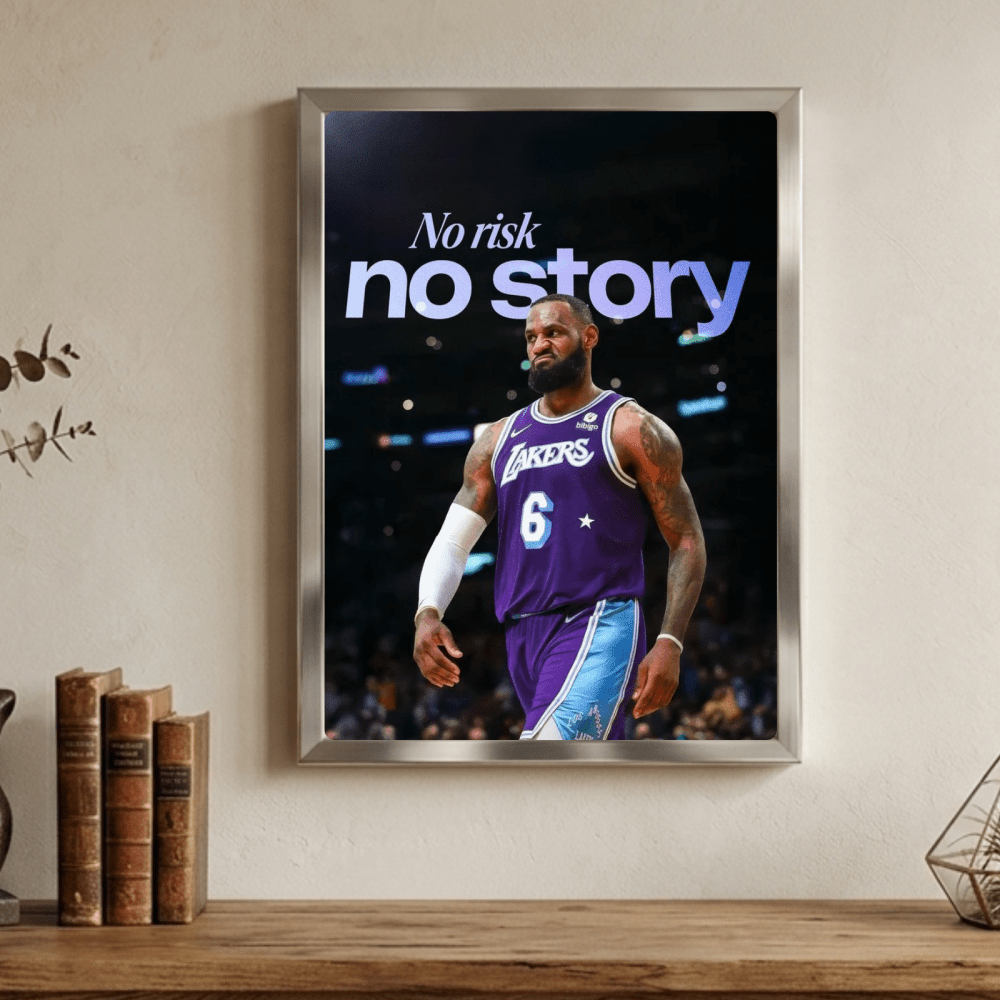 Lebron James - Basket - Vibes DistrictLebron James - Basket poster GoldVibes District