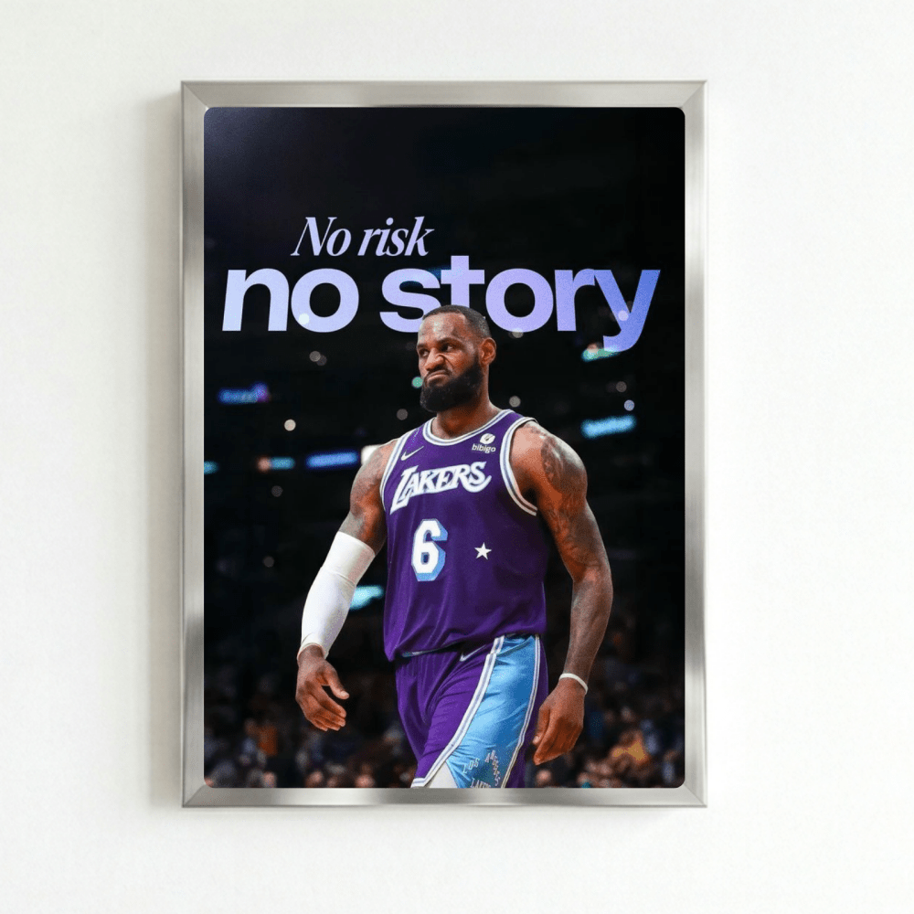 Lebron James - Basket - Vibes DistrictLebron James - Basket poster SilverVibes District