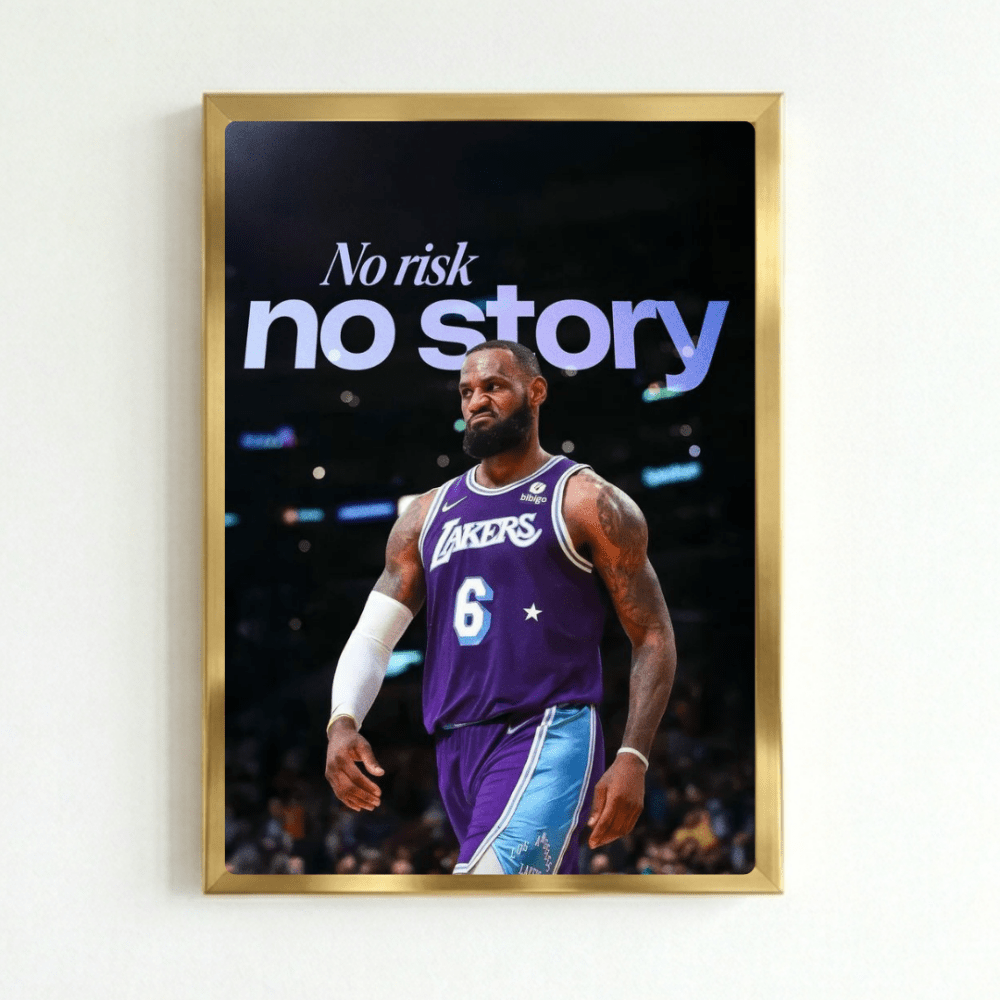Lebron James - Basket - Vibes DistrictLebron James - Basket poster GoldVibes District