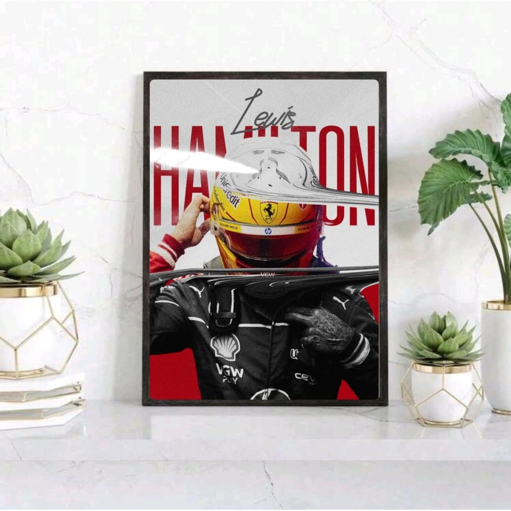 lewis hamilton ferrari f1 - Vibes Districtlewis hamilton ferrari f1 poster SilverVibes District