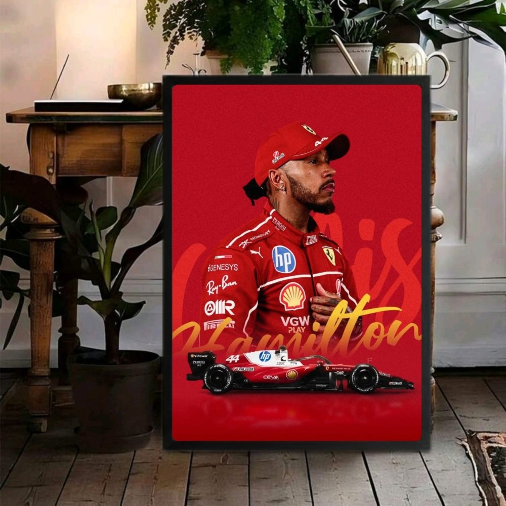 lewis hamilton ferrari f1 - Vibes Districtlewis hamilton ferrari f1 poster NeroVibes District