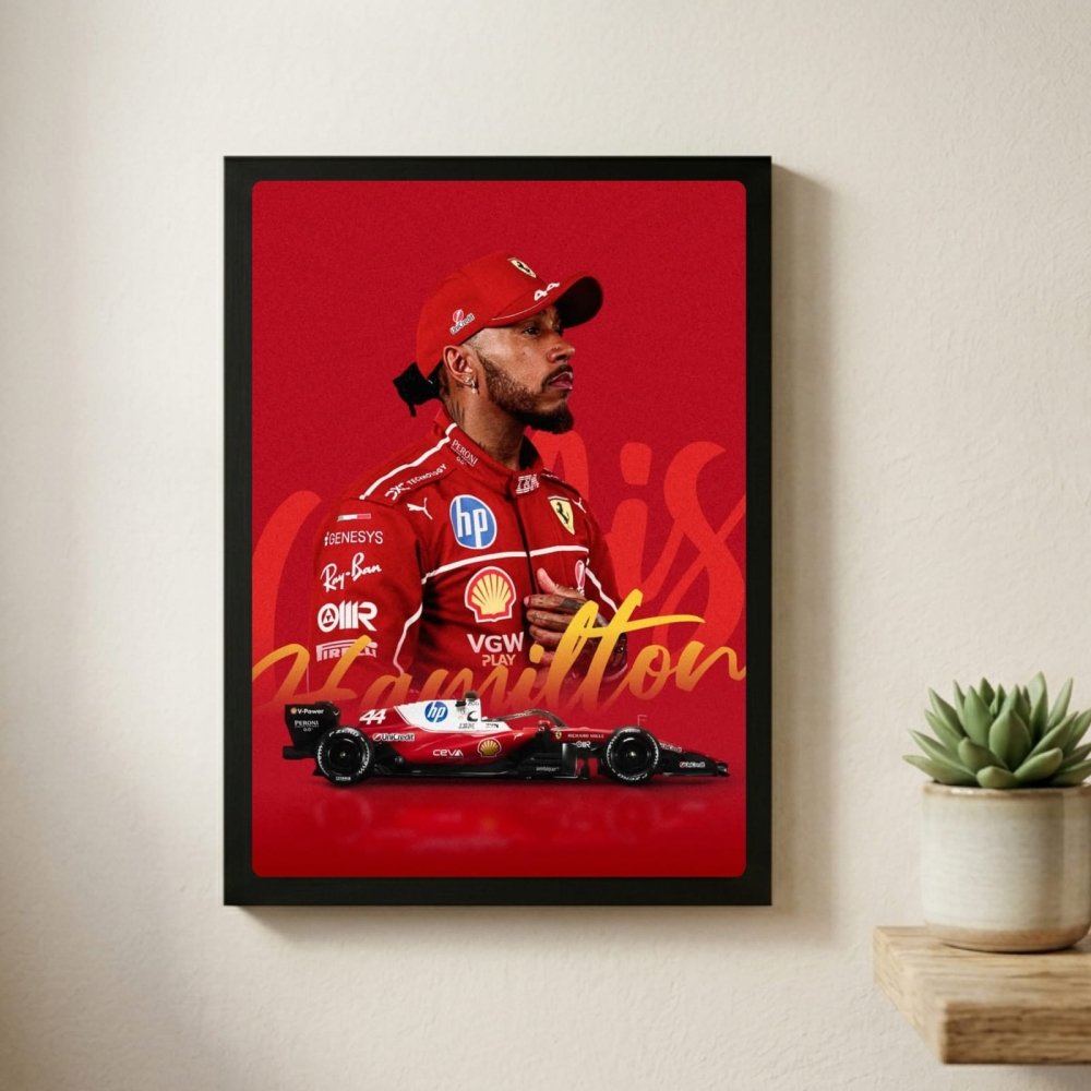 lewis hamilton ferrari f1 - Vibes Districtlewis hamilton ferrari f1 poster NeroVibes District