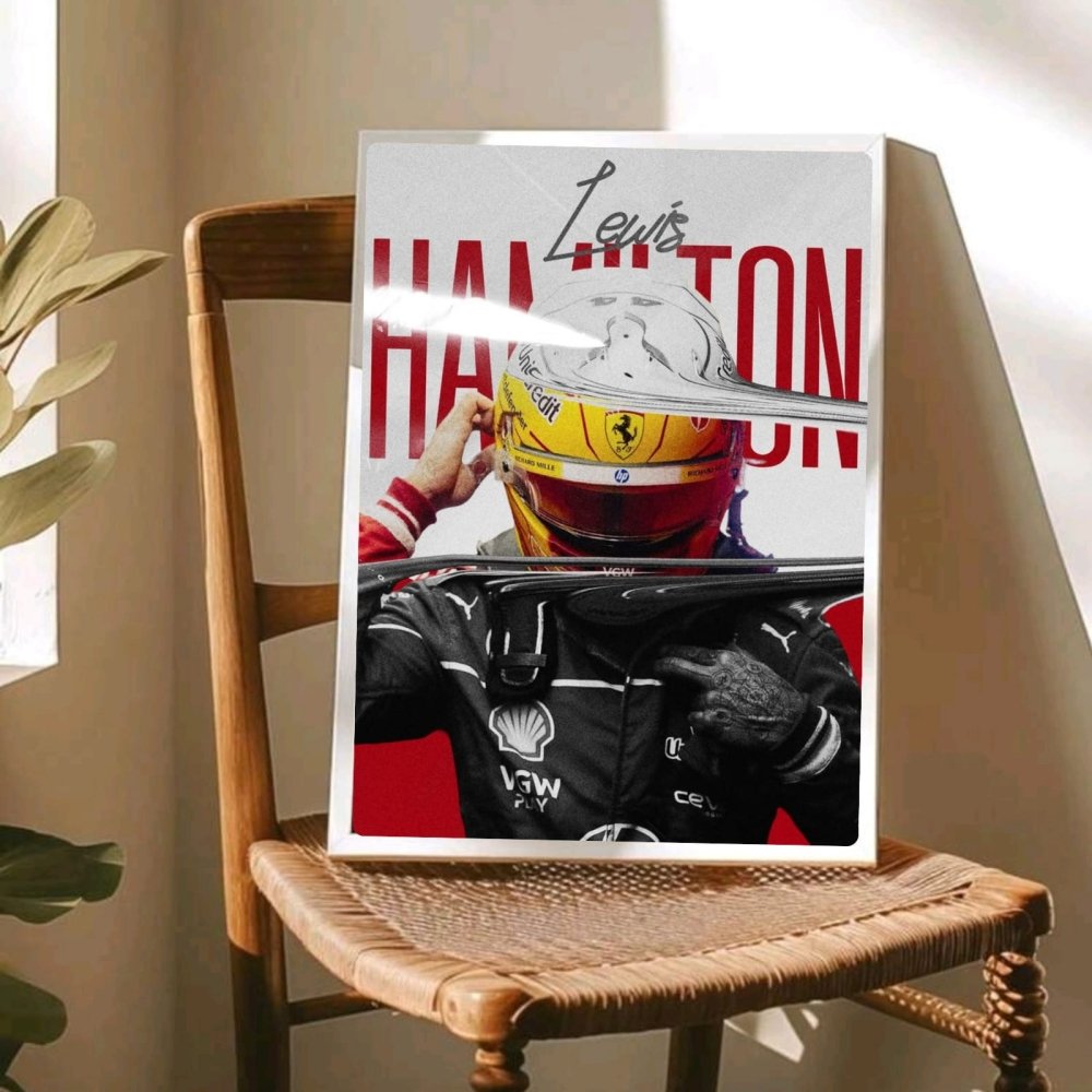 lewis hamilton ferrari f1 - Vibes Districtlewis hamilton ferrari f1 poster SilverVibes District