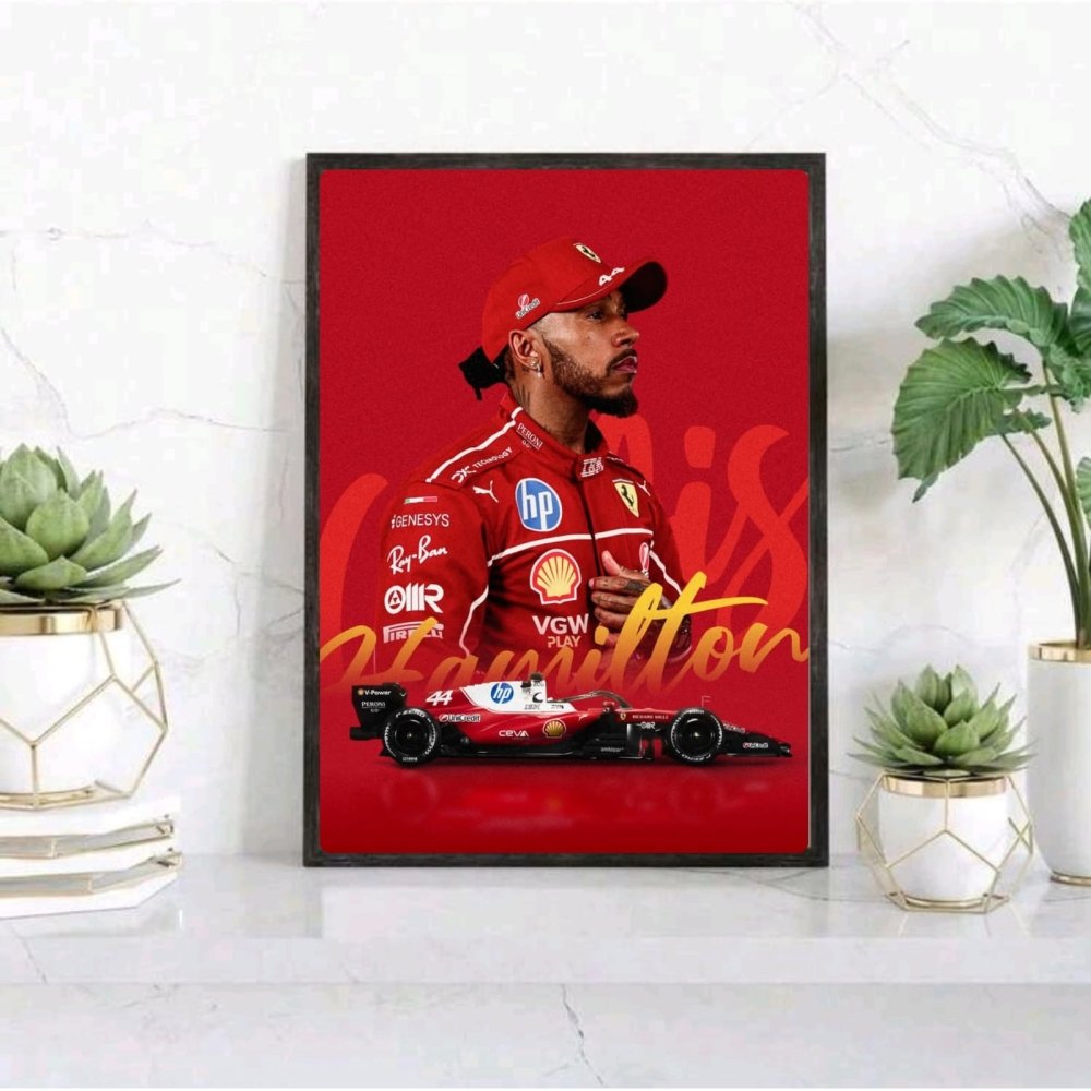 lewis hamilton ferrari f1 - Vibes Districtlewis hamilton ferrari f1 poster NeroVibes District