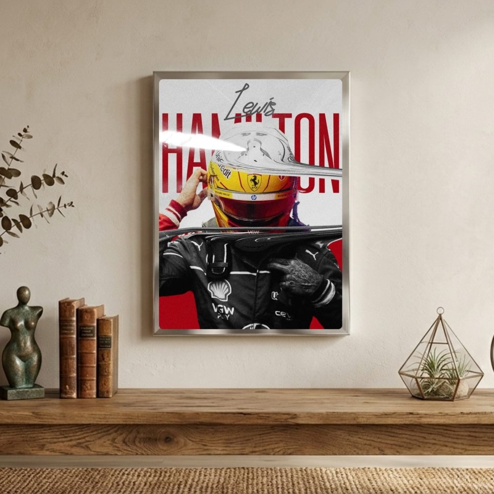lewis hamilton ferrari f1 - Vibes Districtlewis hamilton ferrari f1 poster SilverVibes District