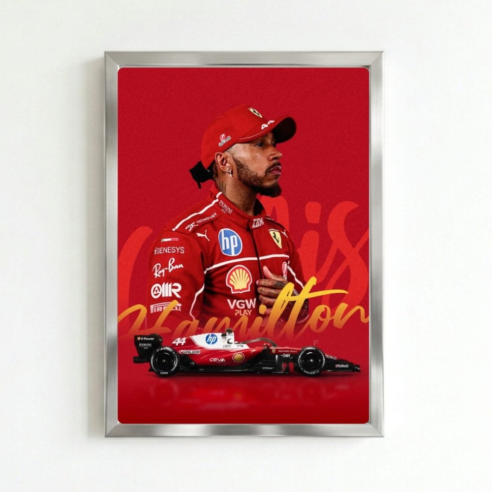 lewis hamilton ferrari f1 - Vibes Districtlewis hamilton ferrari f1 poster NeroVibes District