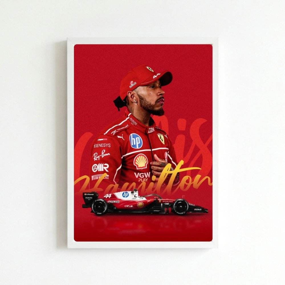 lewis hamilton ferrari f1 - Vibes Districtlewis hamilton ferrari f1 poster NeroVibes District