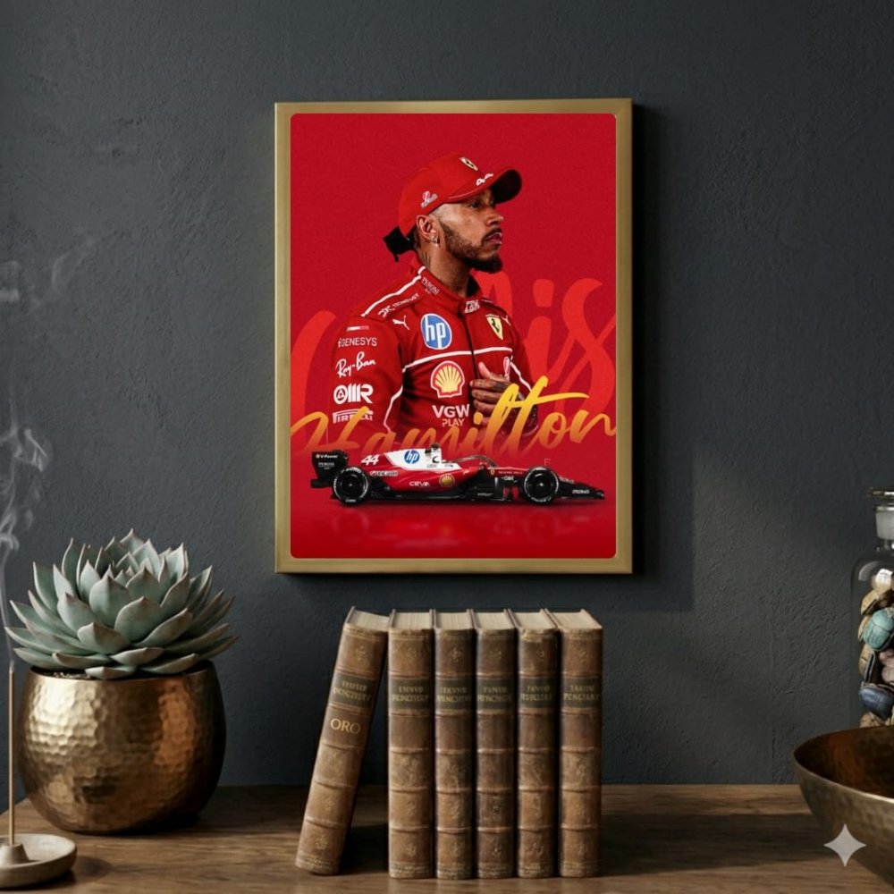 lewis hamilton ferrari f1 - Vibes Districtlewis hamilton ferrari f1 poster NeroVibes District