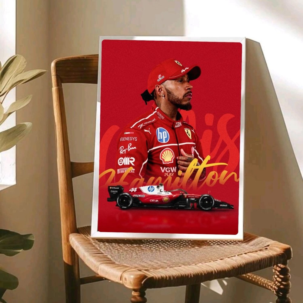 lewis hamilton ferrari f1 - Vibes Districtlewis hamilton ferrari f1 poster NeroVibes District