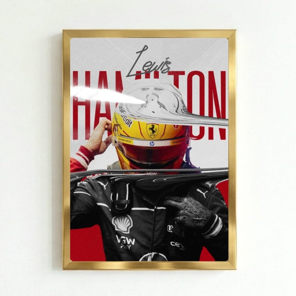 lewis hamilton ferrari f1 - Vibes Districtlewis hamilton ferrari f1 poster GoldVibes District