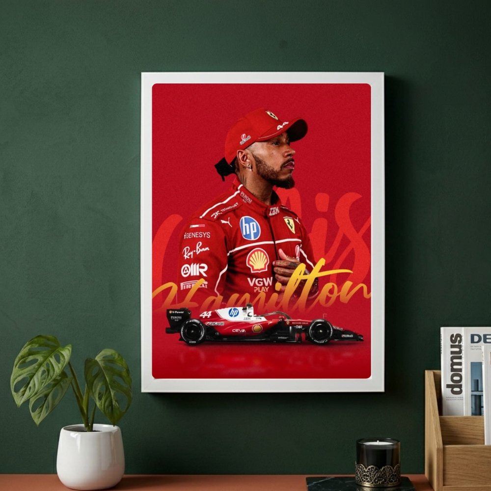 lewis hamilton ferrari f1 - Vibes Districtlewis hamilton ferrari f1 poster NeroVibes District