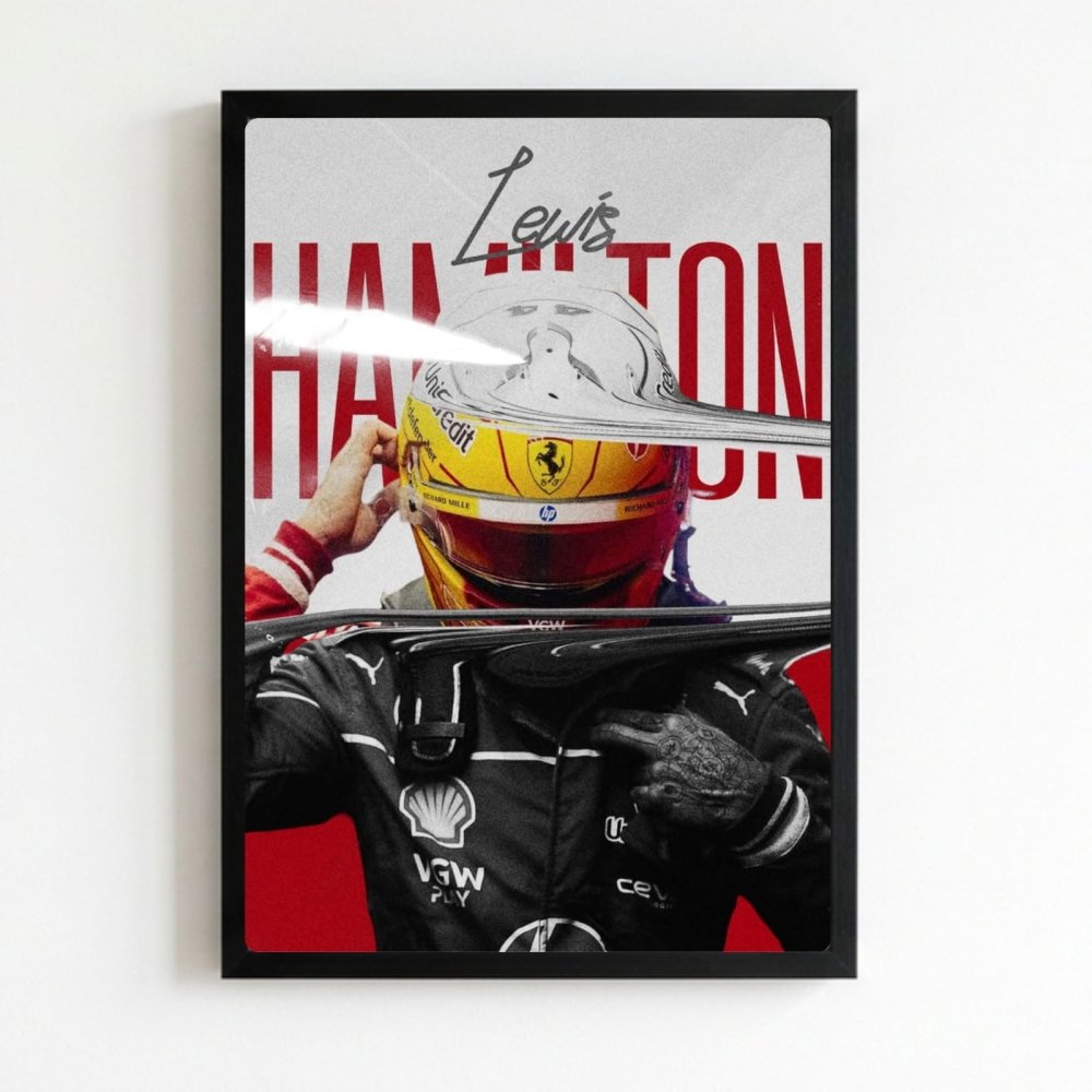 lewis hamilton ferrari f1 - Vibes Districtlewis hamilton ferrari f1 poster NeroVibes District